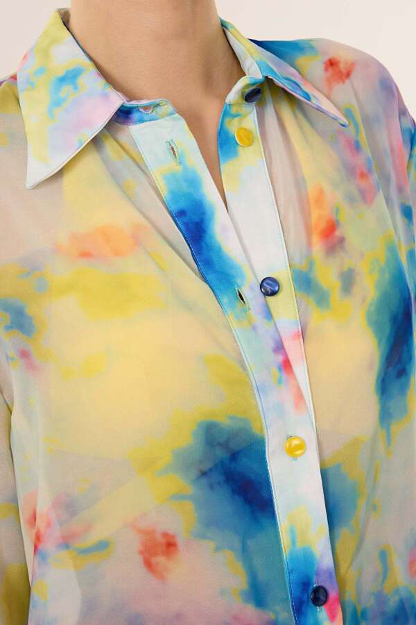 Ayyıldız 3857 Sarı Plaj Elbisesi - 3