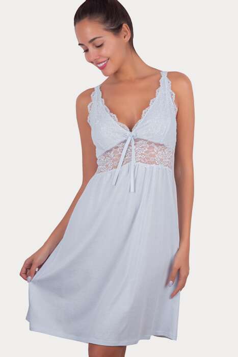 Ayyıldız 3935 Mavi Gecelik Sabahlık Takım - AYYILDIZ (1)