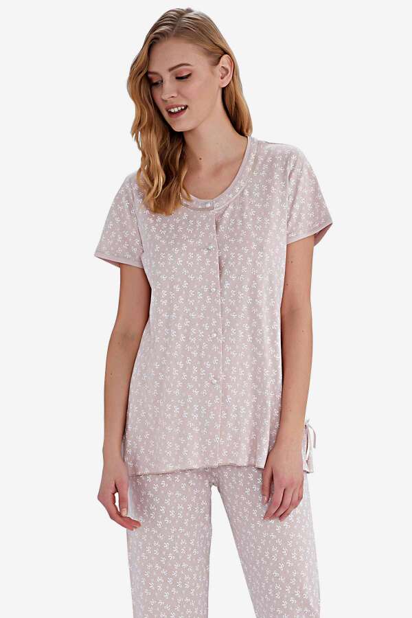 Ayyıldız 3936 Pudra Pijama Takımı - 3