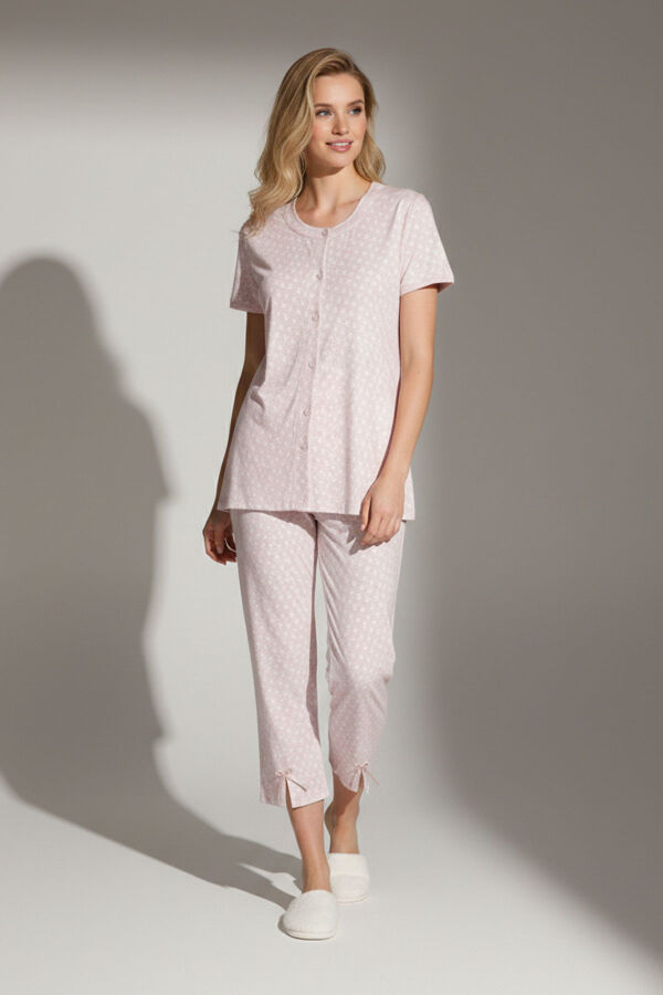 Ayyıldız 3936 Pudra Pijama Takımı - 1