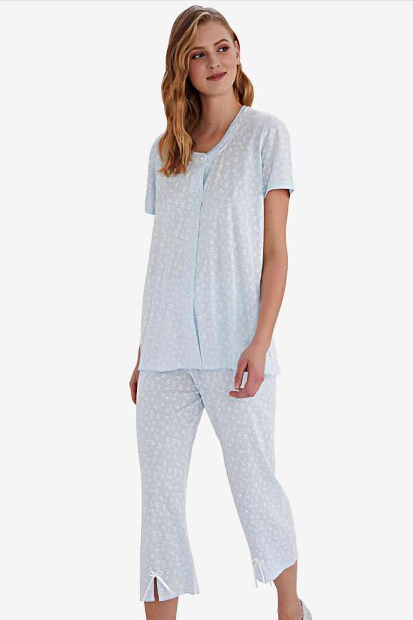 Ayyıldız 3936 Mavi Pijama Takımı - 1