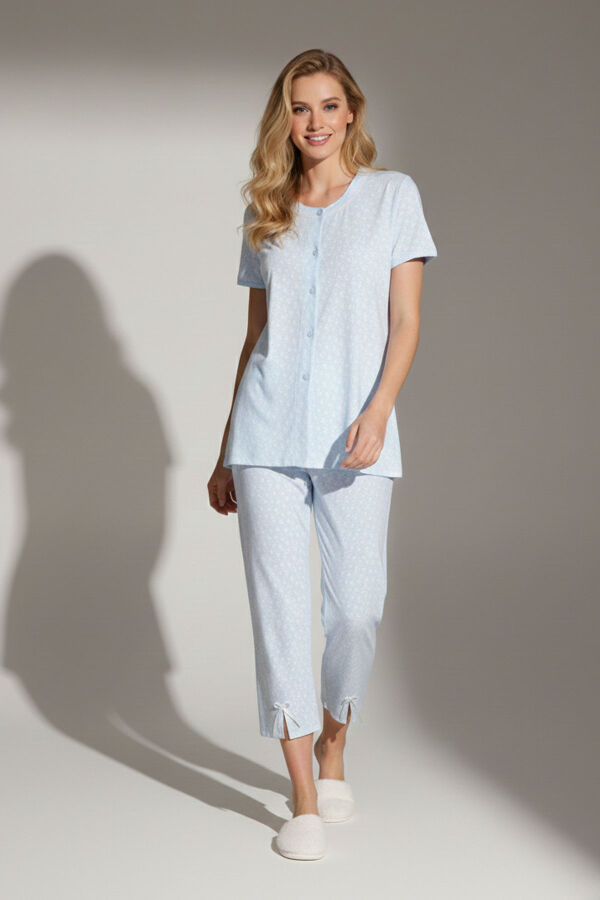 Ayyıldız 3936 Mavi Pijama Takımı - 1