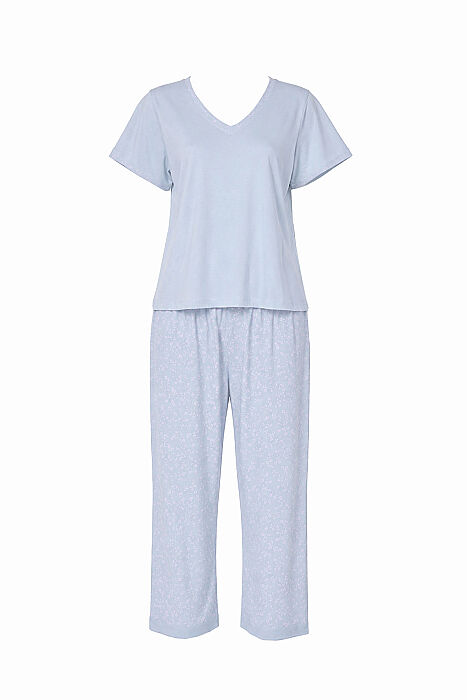 Ayyıldız 4010 Mavi Kapri Pijama Takımı - 3