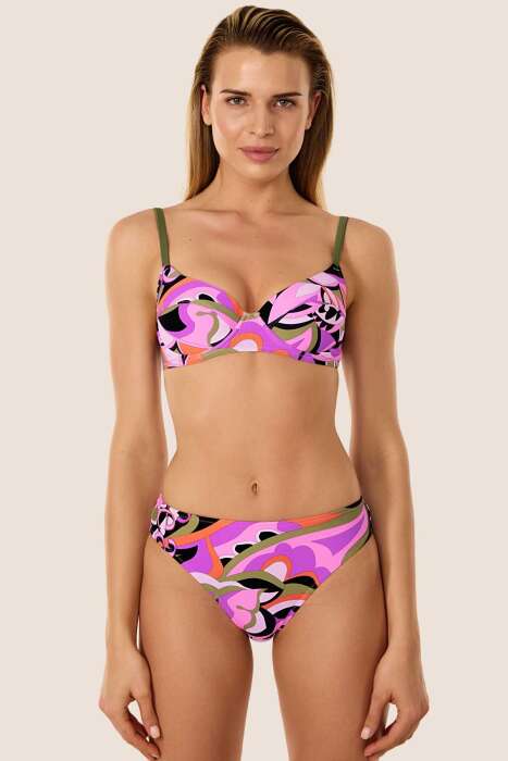 Ayyıldız 40218 Pembe Toparlayıcı Bikini Takımı - 1