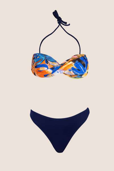 Ayyıldız 40229 Saks Burgu Bikini Takımı - 5