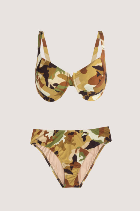 Ayyıldız 40606 Kamuflaj Toparlayıcı Bikini Takımı - 1