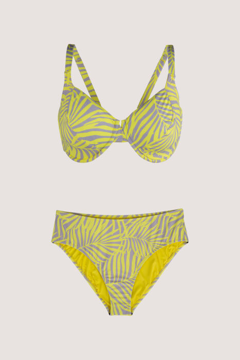 Ayyıldız 40606 Sarı Toparlayıcı Bikini Takımı - 1