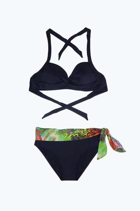 Ayyıldız 40706 Yeşil Toparlayıcı Bikini Takımı - 3