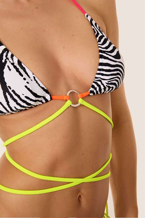 Ayyıldız 40712 Siyah Beyaz Bikini Takımı - 3