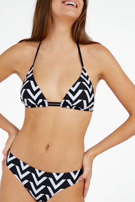 Ayyıldız 40716 Siyah Beyaz Bikini Takımı - AYYILDIZ (1)