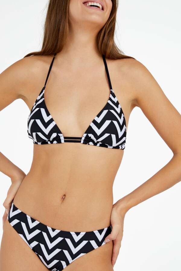 Ayyıldız 40716 Siyah Beyaz Bikini Takımı - 2