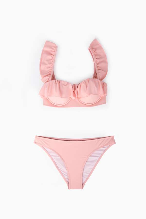 Ayyıldız 40720 Farbelalı Pudra Bikini Takımı - 4