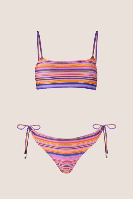 Ayyıldız 40734 Pembe Simli Bikini Takımı - 5