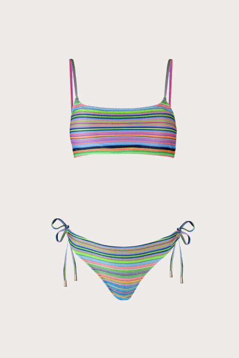 Ayyıldız 40734 Yeşil Simli Bikini Takımı - 3