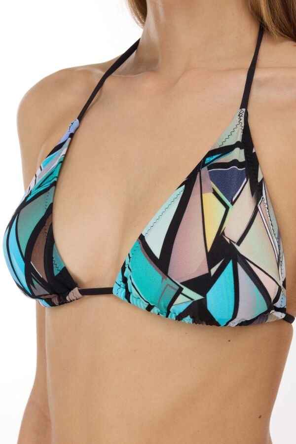 Ayyıldız 40735 Turkuaz Siyah Bikini Takımı - 2