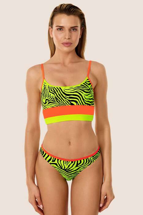 Ayyıldız 40736 Sarı Atlet Bikini Takımı - 1