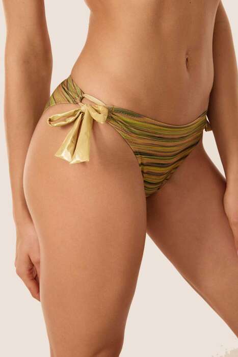 Ayyıldız 40741 Gold Simli Bikini Takımı - 3