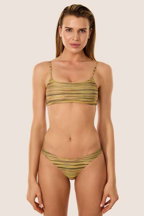 Ayyıldız 40742 Gold Simli Bikini Takımı - 1