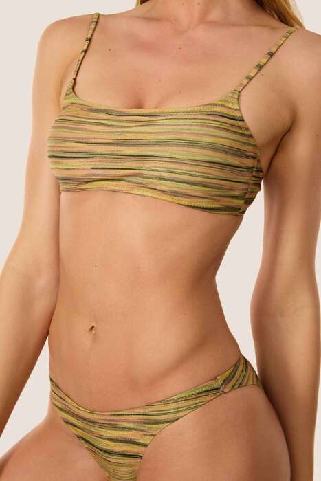 Ayyıldız 40742 Gold Simli Bikini Takımı - 3