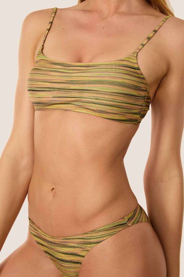 Ayyıldız 40742 Gold Simli Bikini Takımı - 3