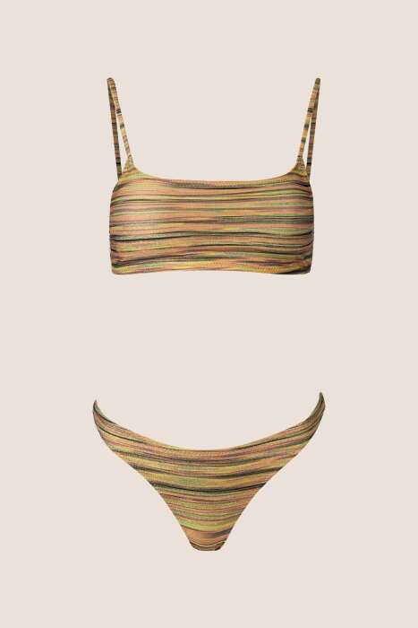 Ayyıldız 40742 Gold Simli Bikini Takımı - 4