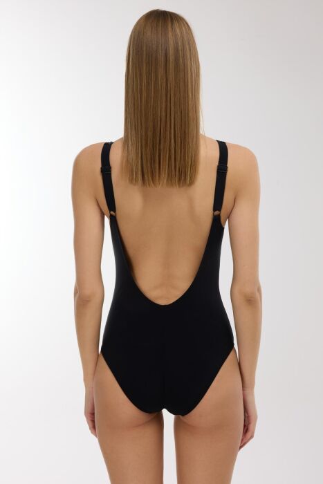 Ayyıldız 4218 Siyah Gümüş V Yaka Mayo - 3