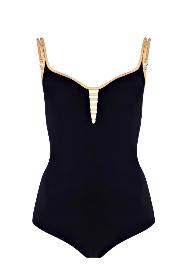 Ayyıldız 4222 Siyah Gold Balkonet Mayo - 4