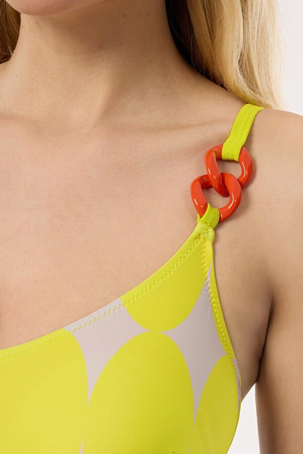 Ayyıldız 4300 Sarı Desenli Toparlayıcı Mayo - 2