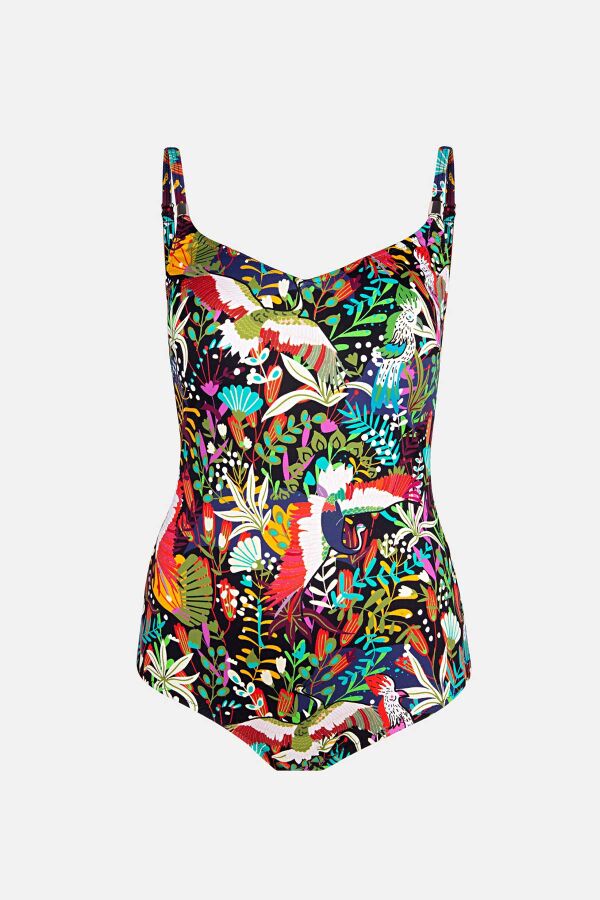 Ayyıldız 4303 Yeşil Desenli Toparlayıcı Mayo - 3