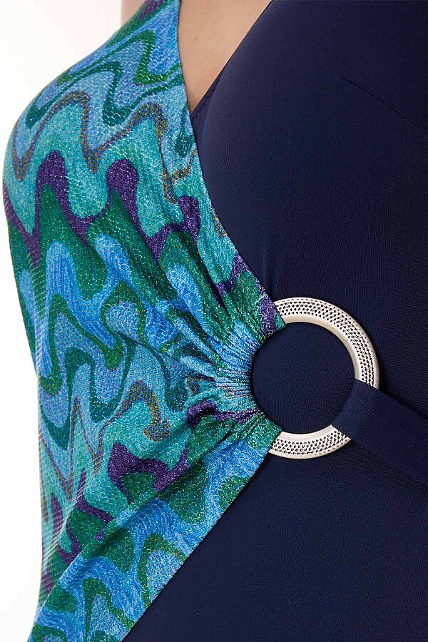 Ayyıldız 4306 Mavi Simli Toparlayıcı Kruvaze Mayo - 2