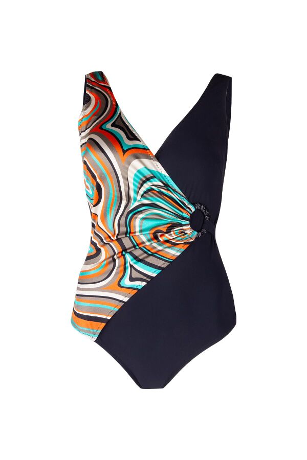 Ayyıldız 4306 Yeşil Desenli Toparlayıcı Mayo - 4