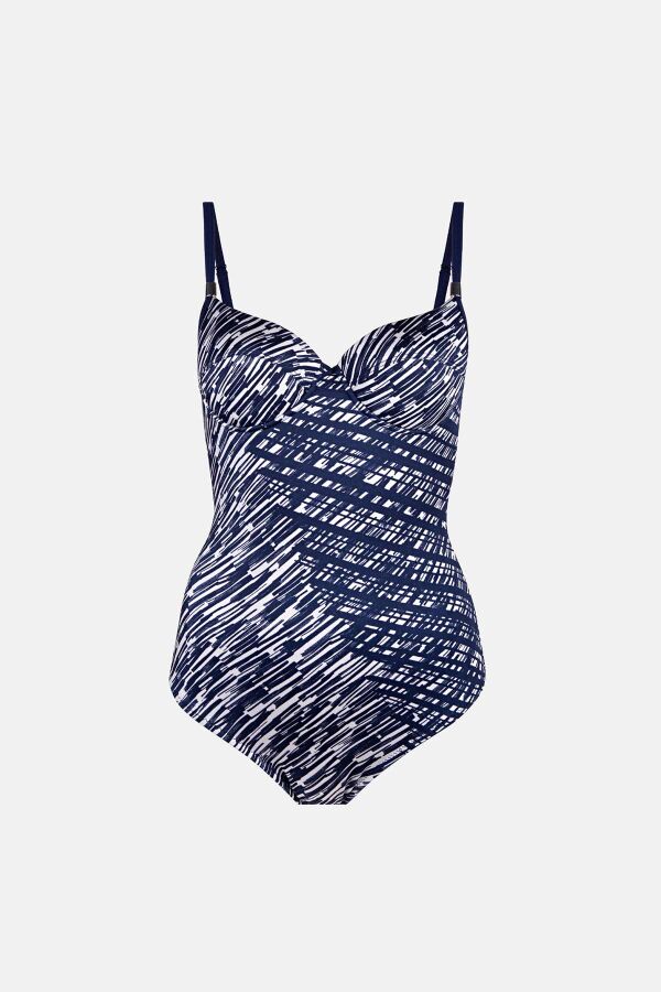 Ayyıldız 4320 Lacivert Desenli Mayo - 4