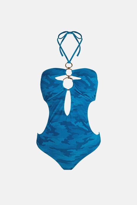 Ayyıldız 4323 Turkuaz Desenli Mayokini - 4