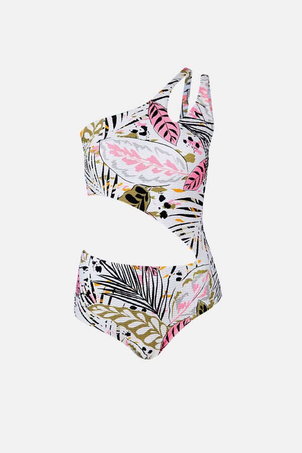 Ayyıldız 4327 Beyaz Desenli Mayokini - 4