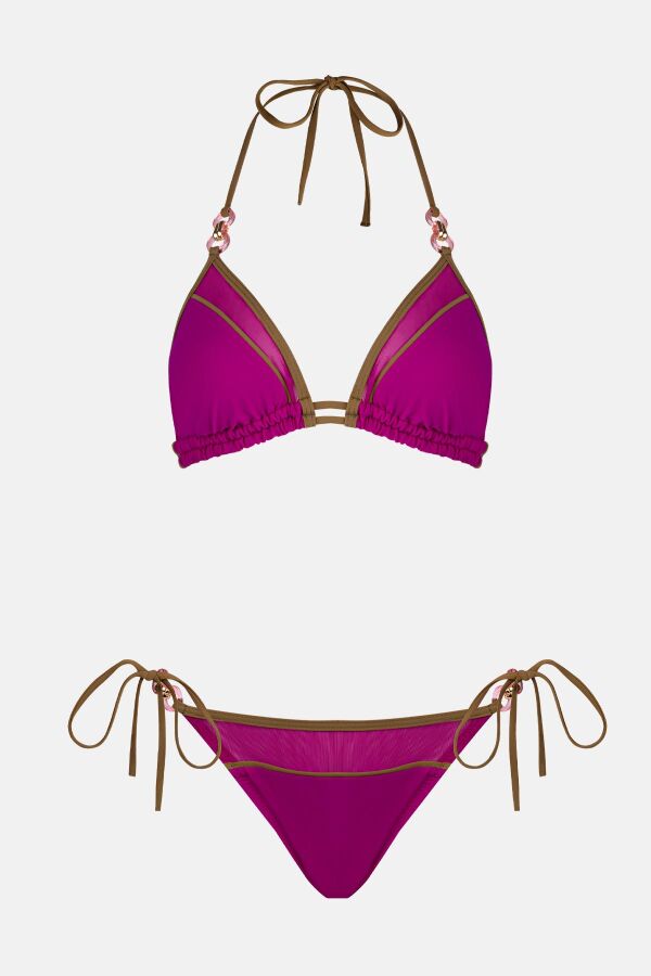 Ayyıldız 4503 Fuşya Bikini Takımı - 5