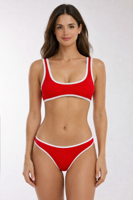 Ayyıldız 4506 Kırmızı Bikini Takımı - AYYILDIZ