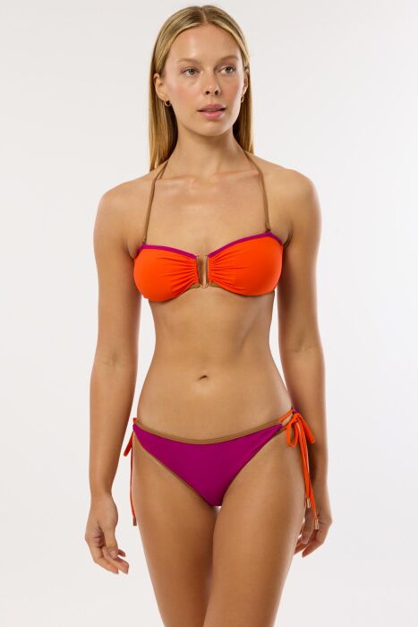 Ayyıldız 4517 Koral Straplez Bikini Takımı - 1
