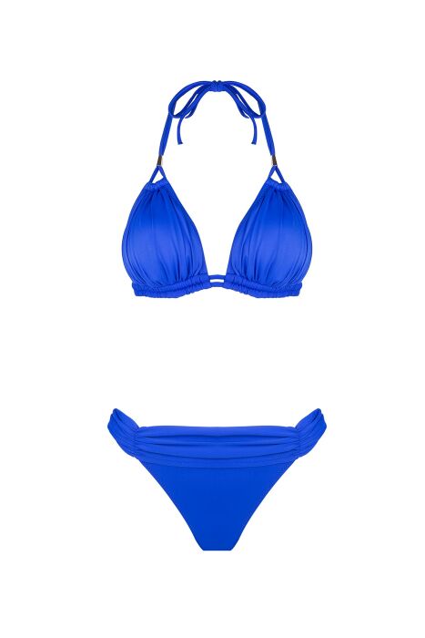 Ayyıldız 4521 Saks Üçgen Bikini Takımı - 5