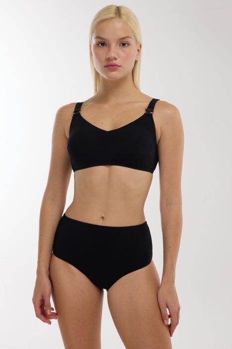 Ayyıldız 4532 Siyah Büyük Beden Bikini Takımı - AYYILDIZ