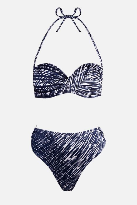 Ayyıldız 4600 Lacivert Straplez Bikini Takımı - 6