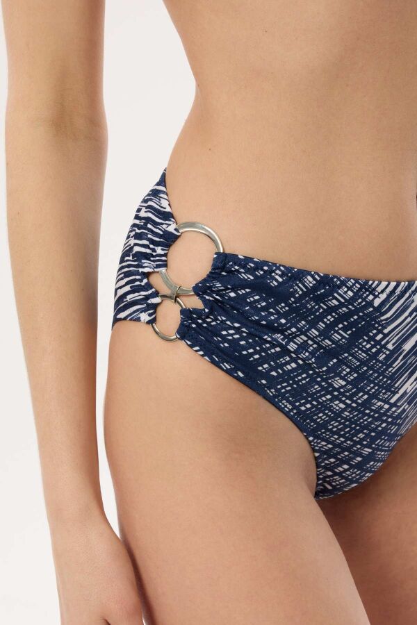 Ayyıldız 4600 Lacivert Straplez Bikini Takımı - 3