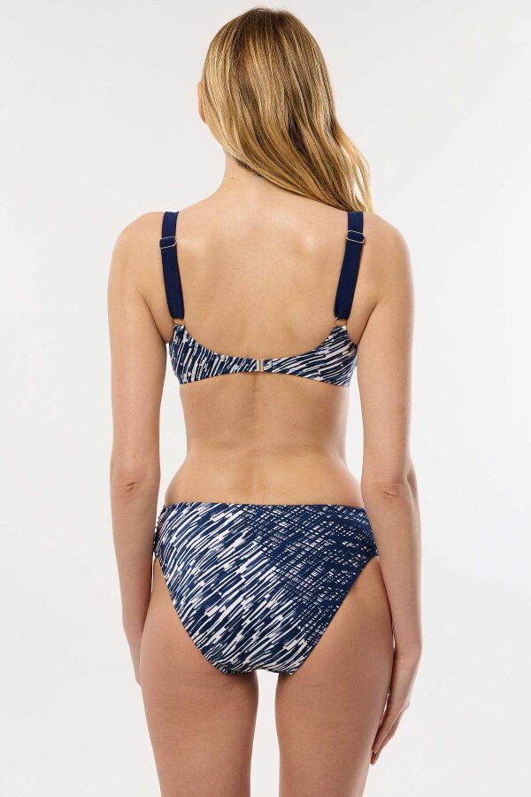 Ayyıldız 4601 Lacivert Desenli Bikini Takımı - 3