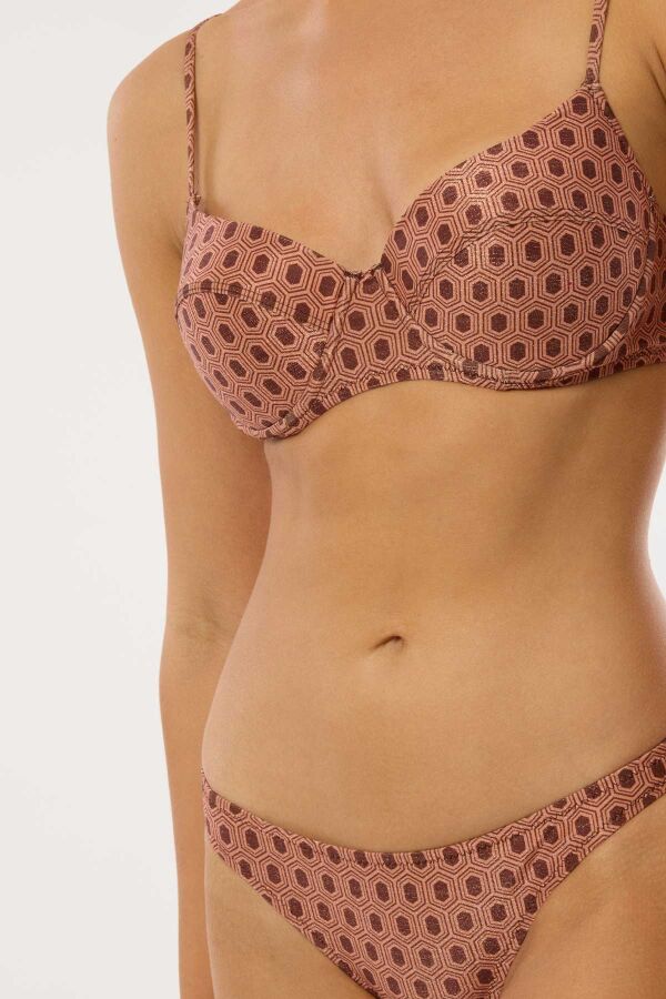 Ayyıldız 4603 Bronz Simli Bikini Takımı - 2