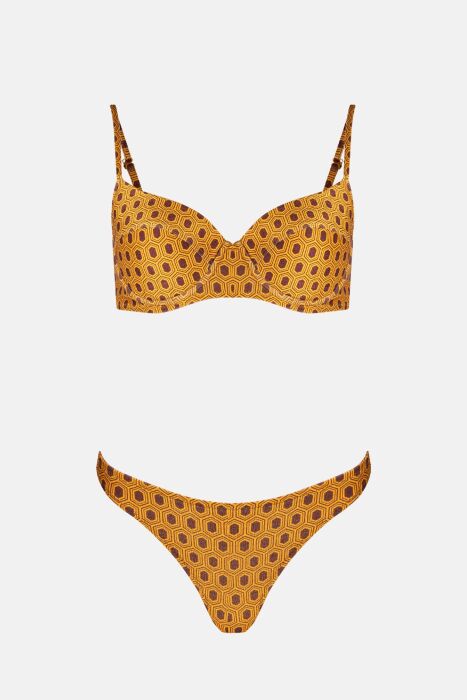 Ayyıldız 4603 Gold Simli Bikini Takımı - 4