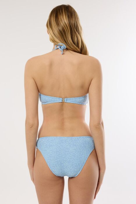Ayyıldız 4604 Mavi Straplez Bikini Takımı - 2