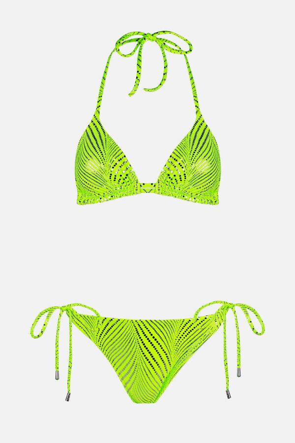 Ayyıldız 4609 Neon Sarı Bikini Takımı - 4