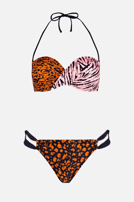 Ayyıldız 4610 Kahve Straplez Bikini Takımı - 4