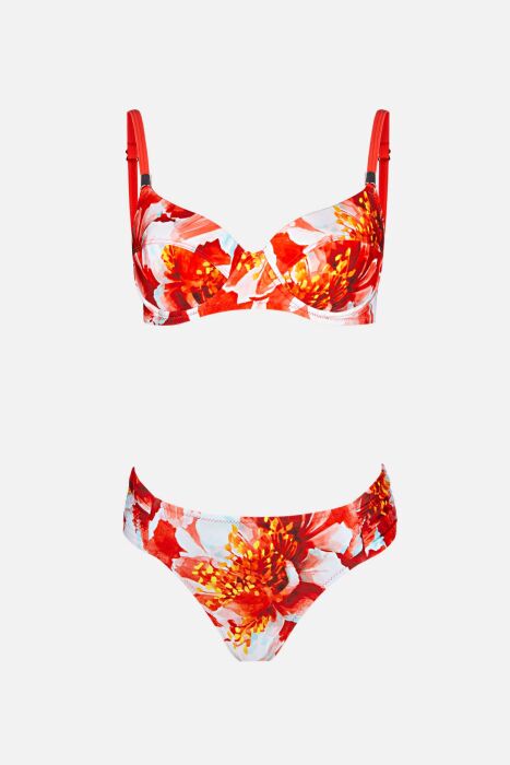 Ayyıldız 4611 Koral Desenli Bikini Takımı - 4