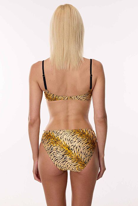 Ayyıldız 4611 Parlak Sarı Balkonet Bikini Takımı - 3