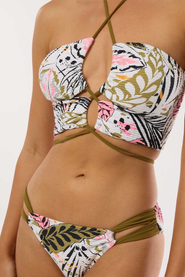 Ayyıldız 4614 Beyaz Bustiyer Bikini Takımı - 3